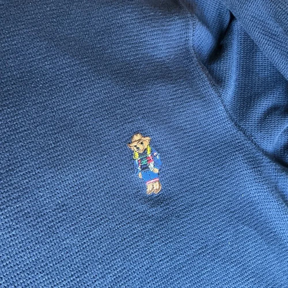 Polo by Ralph Lauren Men's Deep Blue Long Sleeve Tee